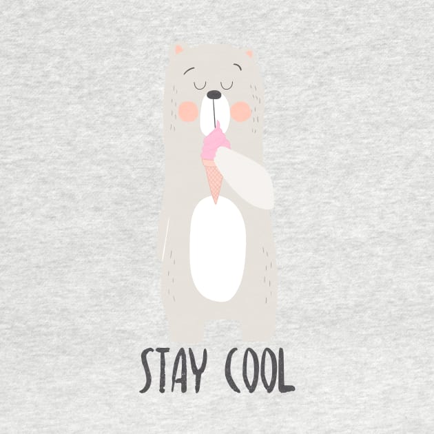 Stay Cool, Polar Bear by Dreamy Panda Designs